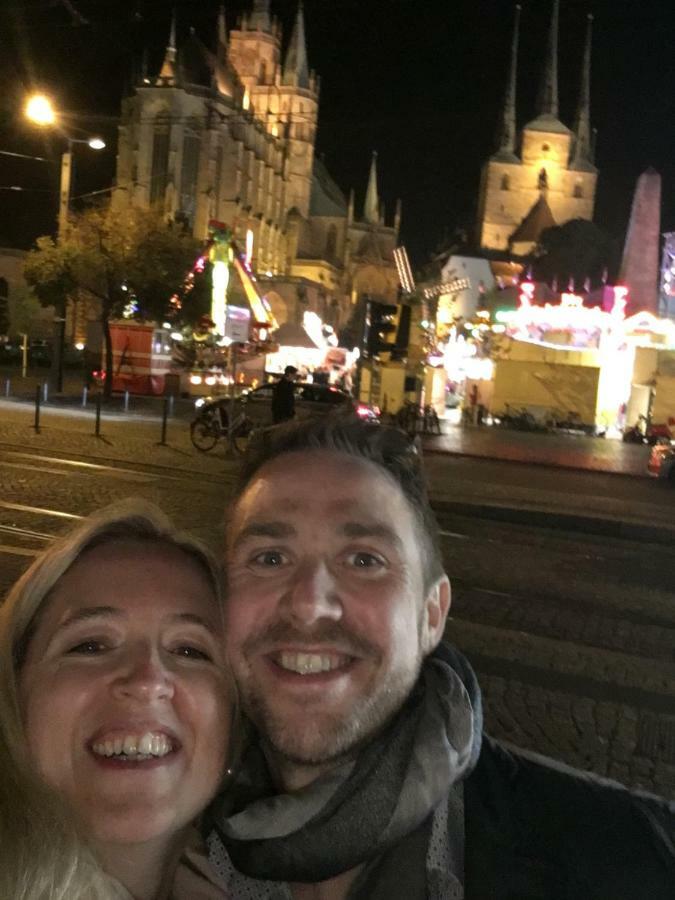 Ferienwohnung In Erfurt Mit Kleinem Balkon, 2 Schlafzimmer Kültér fotó