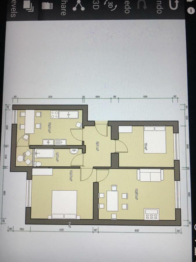 Ferienwohnung In Erfurt Mit Kleinem Balkon, 2 Schlafzimmer Kültér fotó